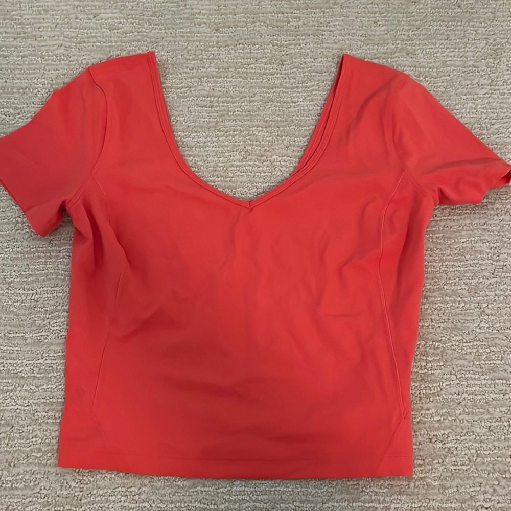 Lululemon short sleeve workout top